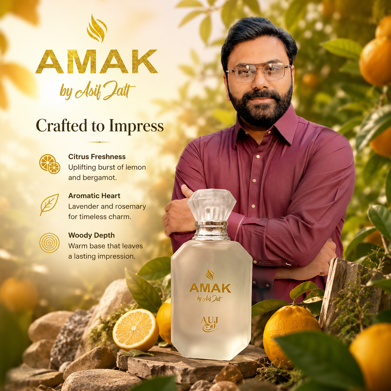 AUJ 50ml — AMAK by Asif Jatt